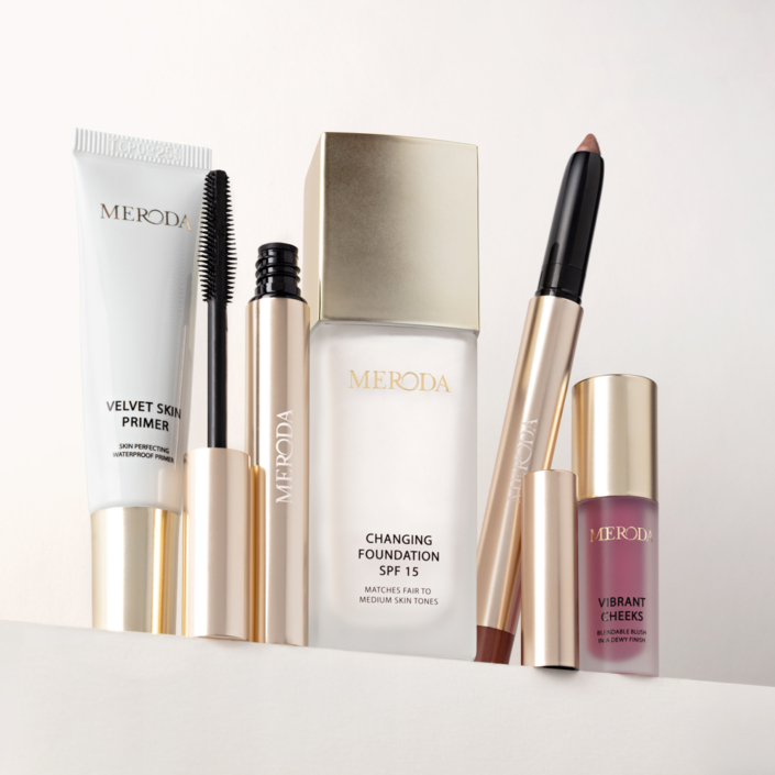 Meroda cosmetics productfotografie, packshot